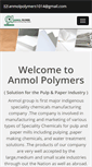 Mobile Screenshot of anmolpolymers.org