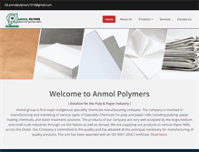 Tablet Screenshot of anmolpolymers.org